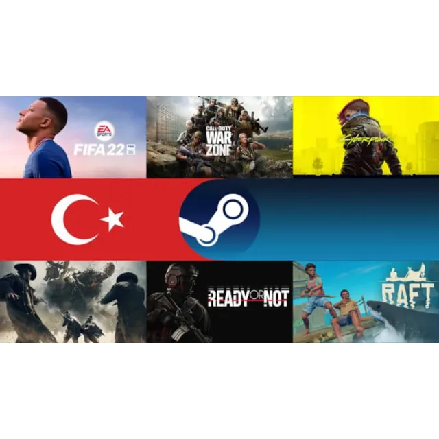 ❤️ New Steam Turkey Account - Cheaper Games and DLC's