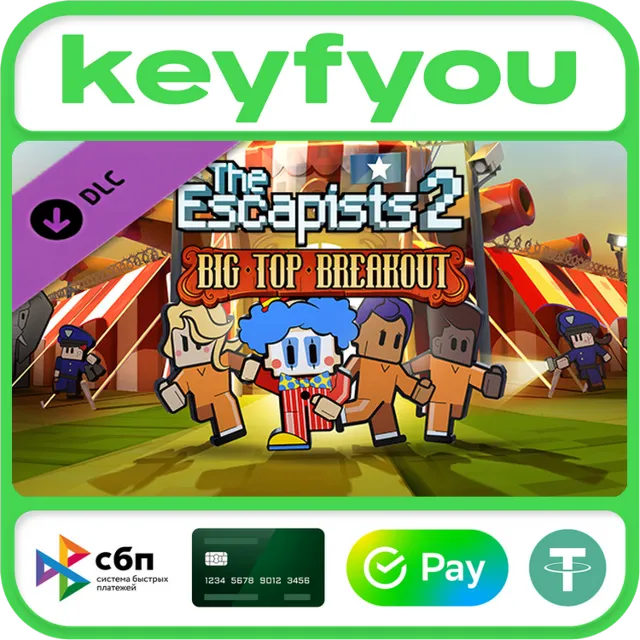 The Escapists 2 - Big Top Breakout / STEAM DLC КЛЮЧ 🔥