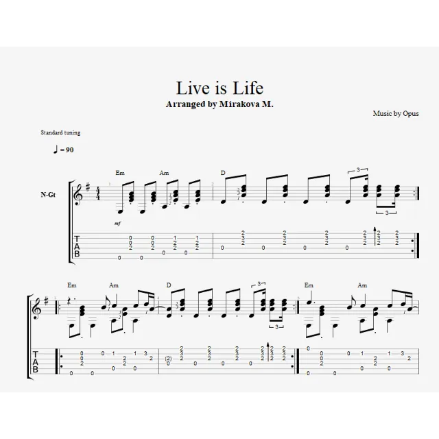 Live is Life