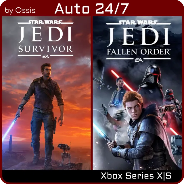 24/7 XBOX STAR WARS Jedi Fallen Order, STAR WARS Jedi Survivor