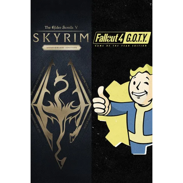Skyrim Anniversary + Fallout 4 GOTY Bundle xbox активац