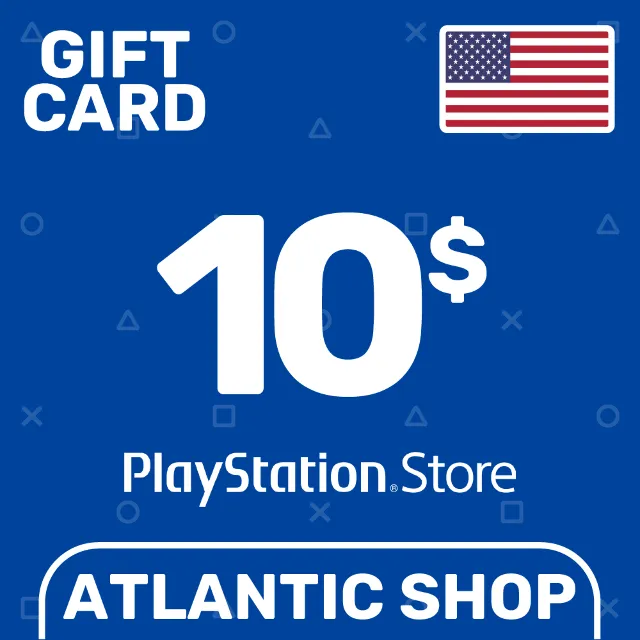 ⭐️Карта Пополнения PSN 10$ (USD) США