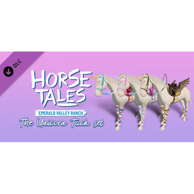 Unicorn Tack Set - Horse Tales: Emerald Valley Ranch
