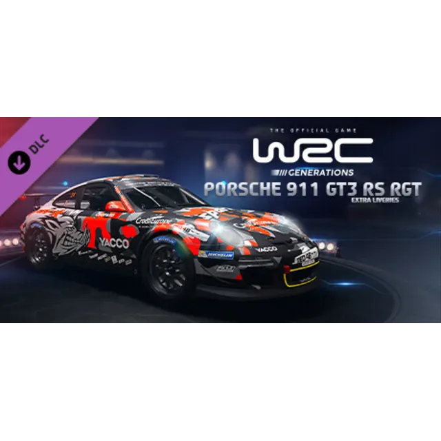 WRC Generations - Porsche 911 GT3 RS RGT Extra liveries