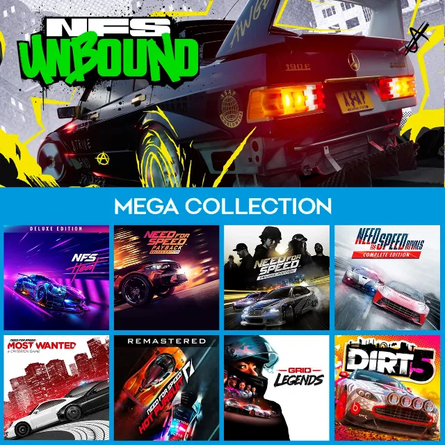 Need for Speed Bundle —10 игр (Unbound/Heat/Payback/..)