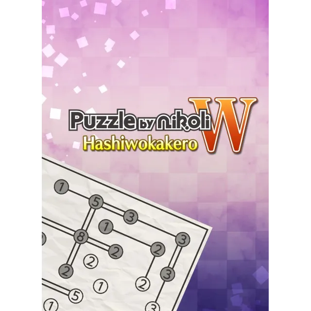 Puzzle by Nikoli W Hashiwokakero