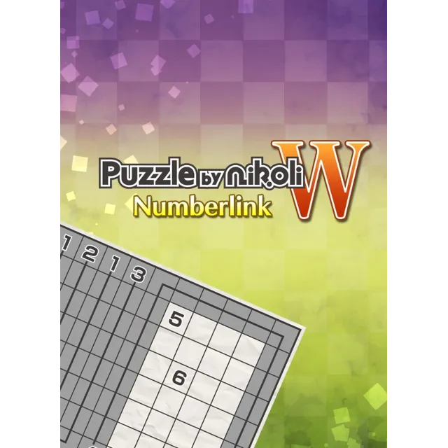Puzzle by Nikoli W Numberlink