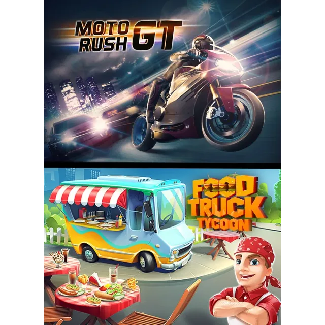 Moto Rush GT + Food Truck Tycoon