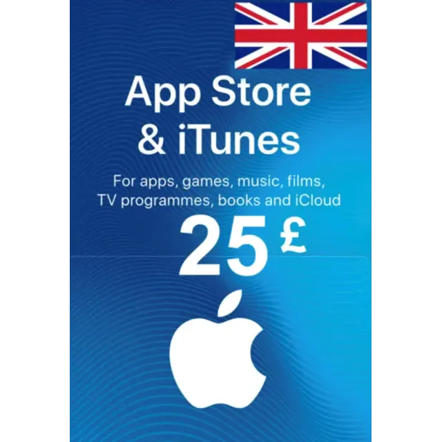 🍏iTunes &amp; App Store 🍏Gift Card 25 GBP - UK Instant⚡