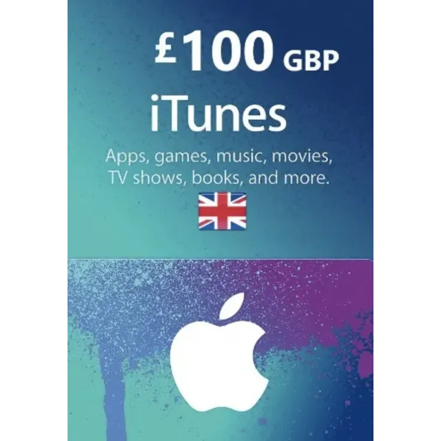 🍏iTunes &amp; App Store 🍏Gift Card 100 GBP - UK Instant⚡