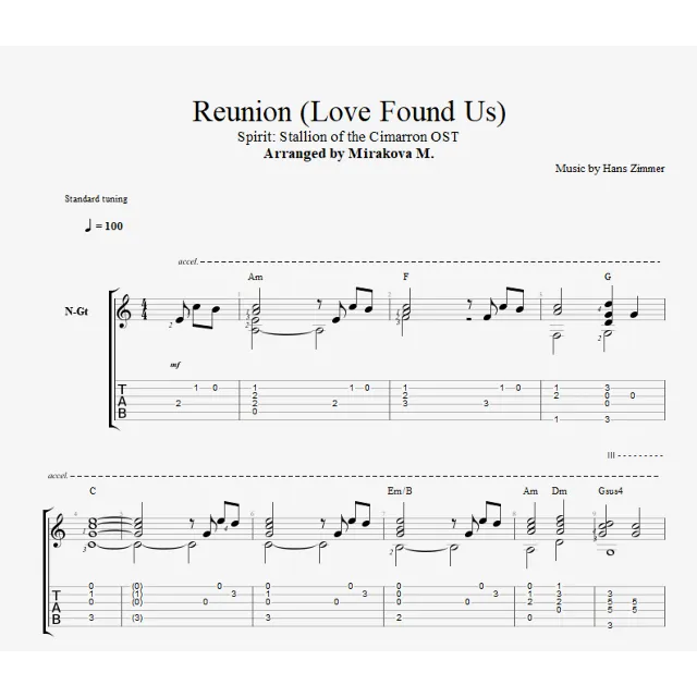 Hans Zimmer - Reunion (Love Found Us) - Spirit: Stallio