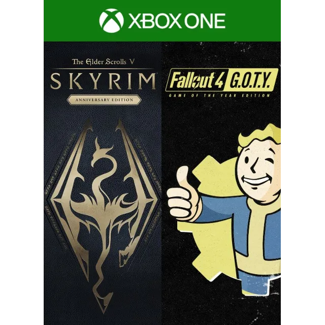 Skyrim Anniversary Edition + Fallout 4 G.O.T.Y Bundle