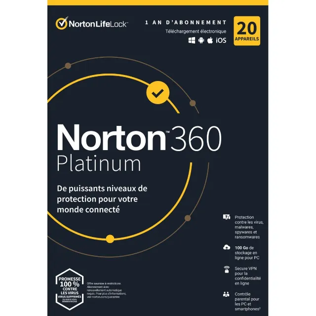 Norton 360 Platinum 20 devices / 16 месяцев (485 дней)  Global