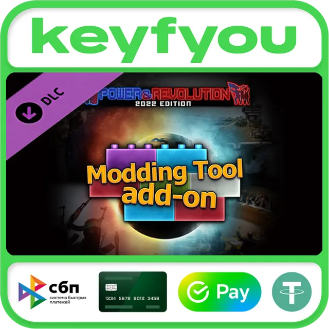 Modding Tool Add-on - Power &amp; Revolution 2022 Edition / STEAM DLC КЛЮЧ 🔥