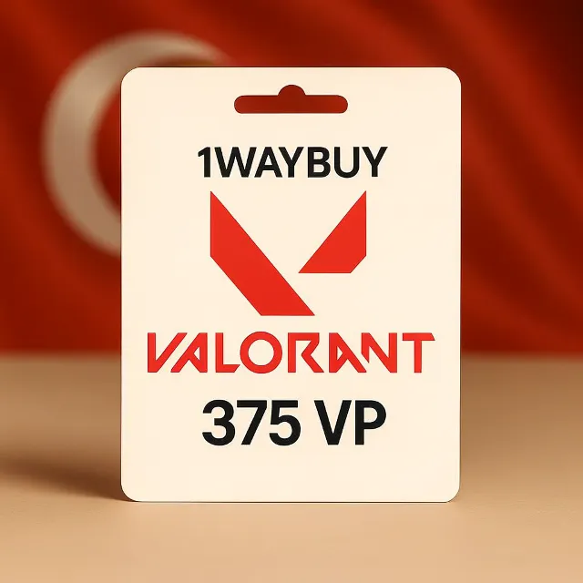 ТУРЦИЯ🔻ВАЛОРАНТ ПОИНТЫ 375 VP🔻Подарочная карта код