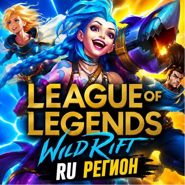 League of Legends: Wild Rift RU РЕГИОН ШУСТРАЯ ДОСТАВКА