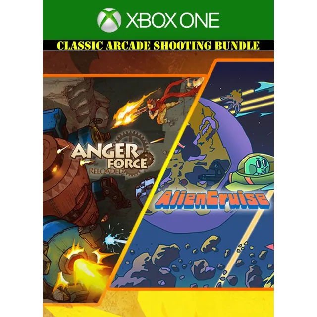 AngerForce and AlienCruise Arcade Shooting Bundle