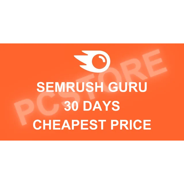 🔶Semrush Guru 1 месяц 🔶