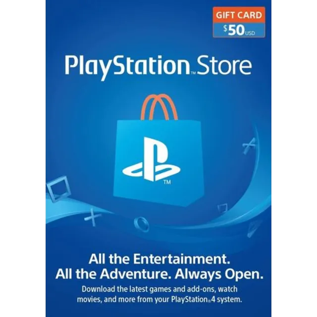 Playstation Network PSN $50 (USA) - без комиссии