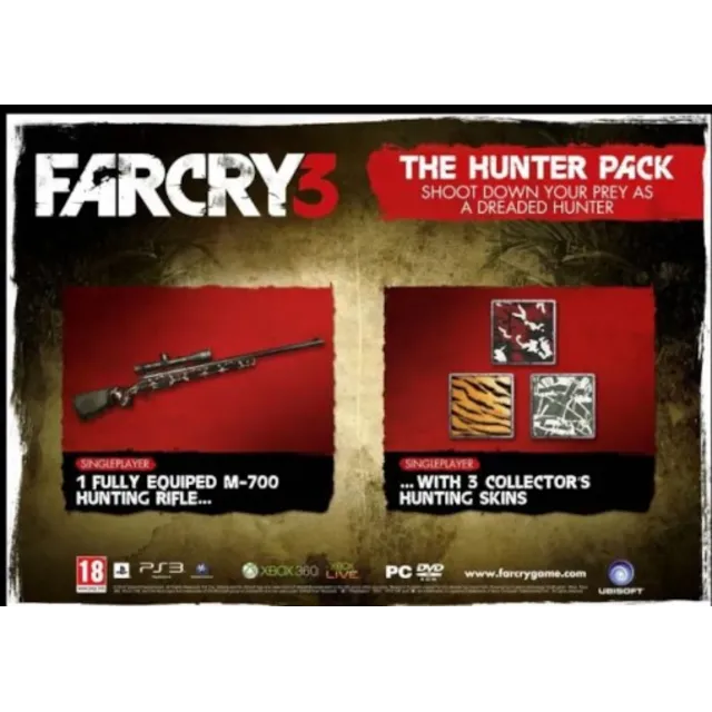 Far Cry 3: Hunter Pack Ubisoft Connect Key Region Free