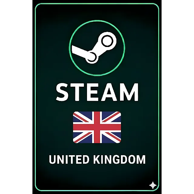 ➡️Steam Подарочная карта 5~30 GBP✴️(United KINGDOM)⚡