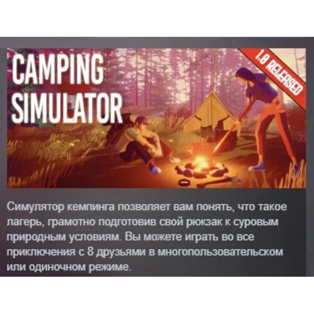 Camping Simulator: The Squad АВТОДОСТАВКА STEAM GLOBAL МГНОВЕННО ЛИЦЕНЗИЯ
