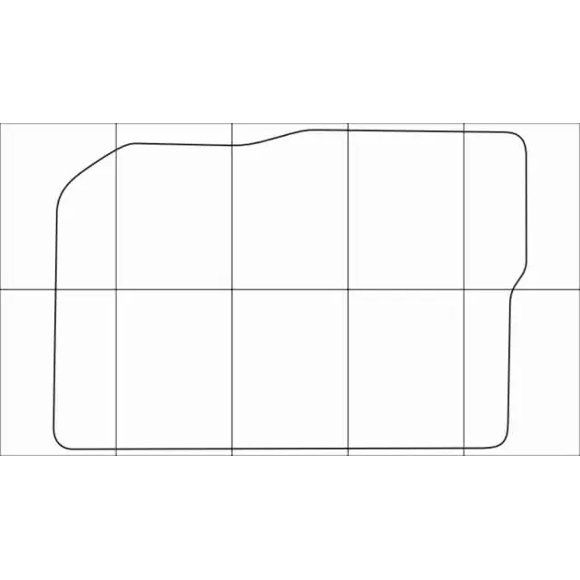 CHEVROLET CAPTIVA 2006-2011 Лекала автоковриков, вектор
