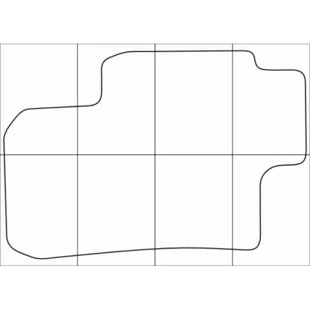 CHEVROLET EPICA 2006-- Лекала автоковриков, вектор