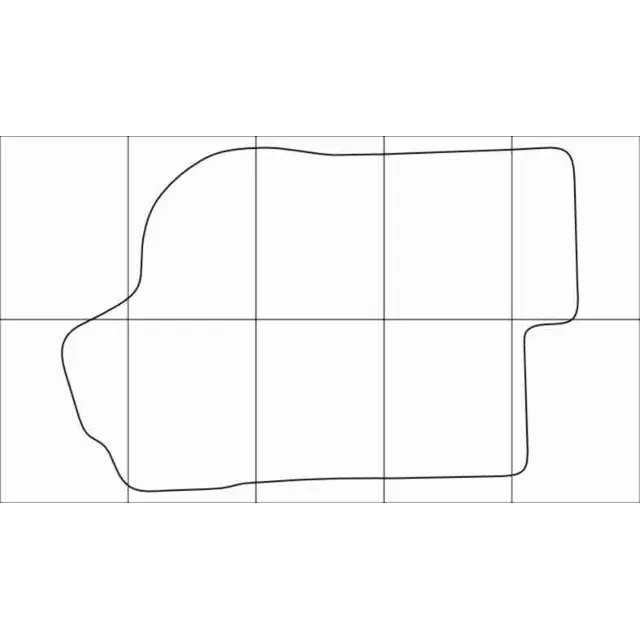CHEVROLET TAHOE 2006-2014 Лекала автоковриков, вектор