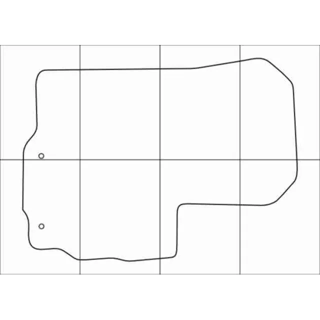 CITROEN C-CROSSER 2007-2013 Лекала автоковриков, вектор