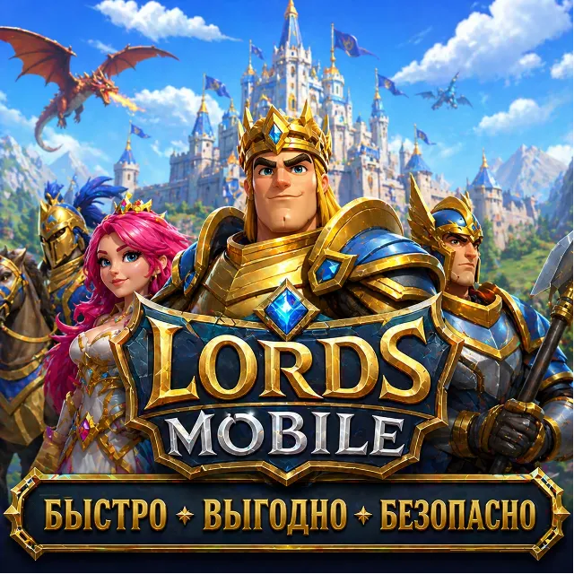 Lords Mobile АЛМАЗЫ ДОНАТ БЫСТРАЯ ДОСТАВКА