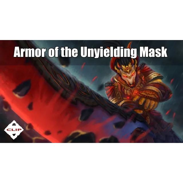 ✅Armor of the Unyielding Mask✅Collector's Cache 2015✅
