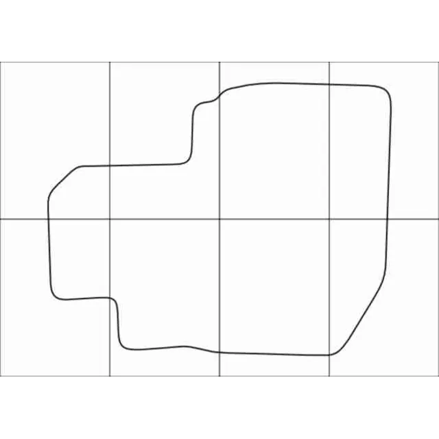 HONDA JAZZ 2009-- Лекала автоковриков