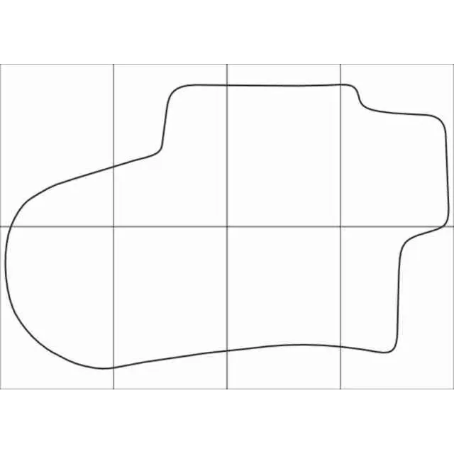 HYUNDAI COUPE 2005-2008 Лекала автоковриков