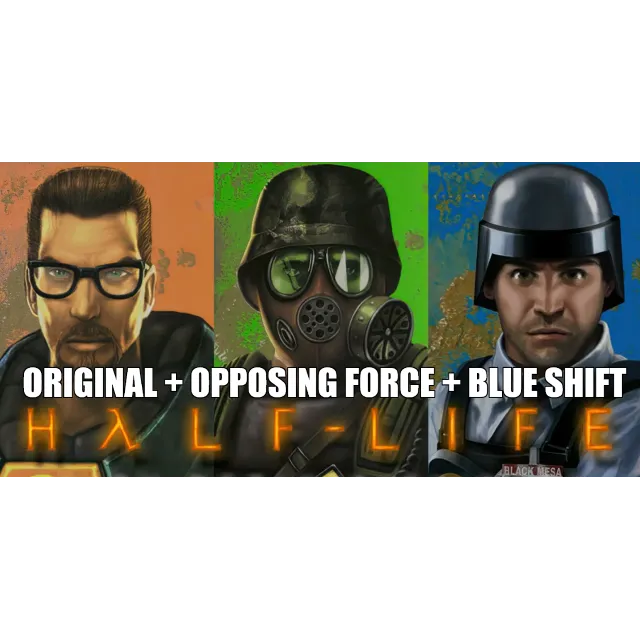 Half-Life +Opposing Force +Blue Shift✔STEAM✔на 90 дней