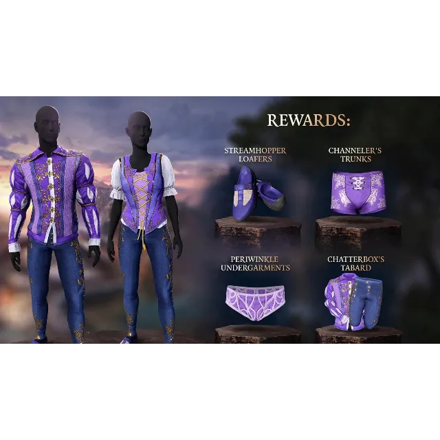 BALDUR'S GATE 3 🛡️【ТВИЧ ДРОПЫ / ДРОПСЫ】⚔️ Twitch Camp Clothing Set - СКИНЫ•ПРЕДМЕТЫ