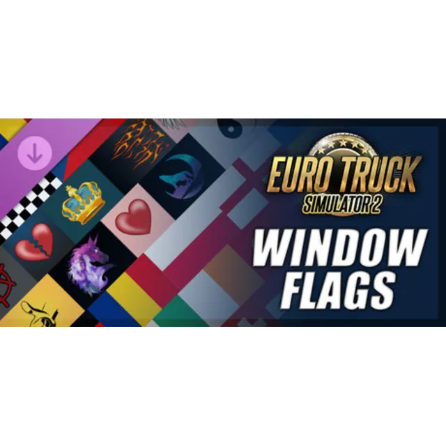 Euro Truck Simulator 2 - Window Flags DLC * STEAM RU ⚡