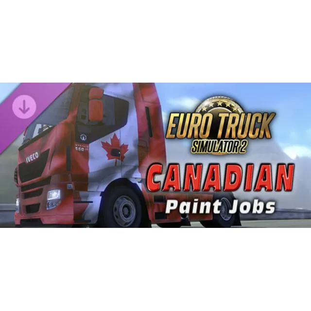 Euro Truck Simulator 2 - Canadian Paint Jobs Pack DLC