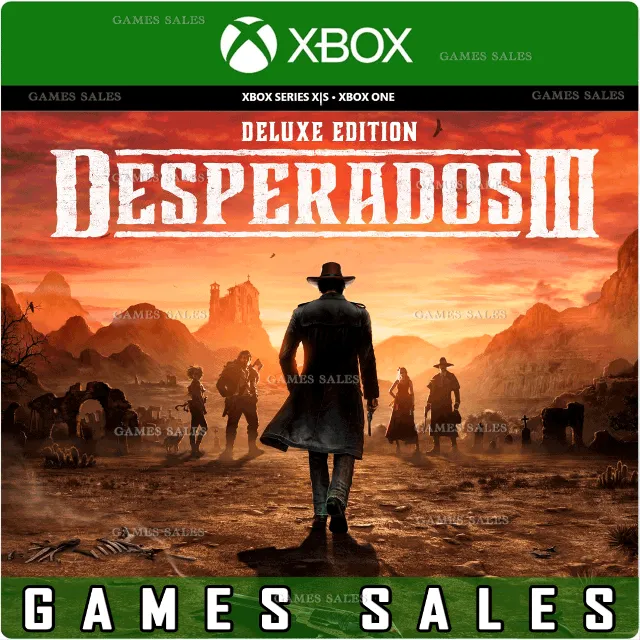 ✅❤️DESPERADOS III DELUXE EDITION❤️XBOX ONE|XS🔑КЛЮЧ