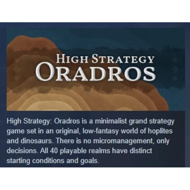 High Strategy: Oradros АВТОДОСТАВКА STEAM GLOBAL МГНОВЕННО ЛИЦЕНЗИЯ