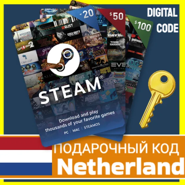 ⭐️СТИМ КАРТЫ⭐🇳🇱Netherlands STEAM GIFT КОД Нидерланды