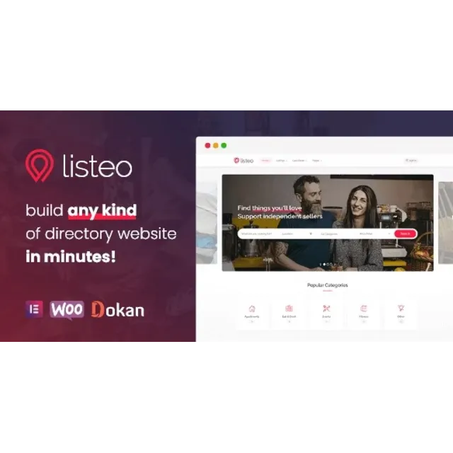 Listeo [1.9.33] - Русификация премиум темы 🔥💜