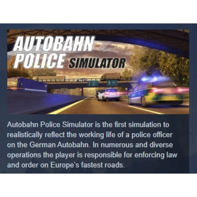 Autobahn Police Simulator АВТОДОСТАВКА STEAM GLOBAL МГНОВЕННО ЛИЦЕНЗИЯ