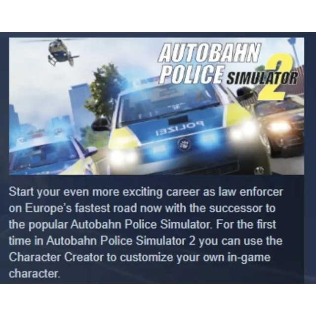 Autobahn Police Simulator 2 АВТОДОСТАВКА STEAM GLOBAL МГНОВЕННО ЛИЦЕНЗИЯ