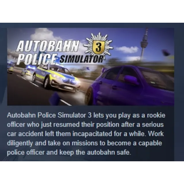 Autobahn Police Simulator 3 АВТОДОСТАВКА STEAM GLOBAL МГНОВЕННО ЛИЦЕНЗИЯ