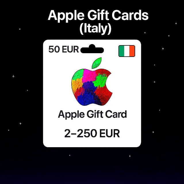 Apple Gift Cards (Италия) 2–250 EUR | Коды пополнения