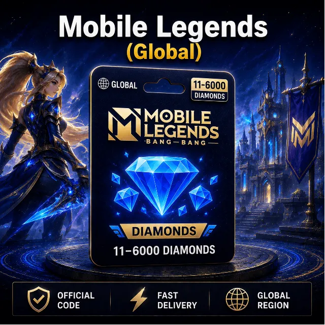 Mobile Legends | 11–6000 Алмазов | Код пополнения (Все регионы)