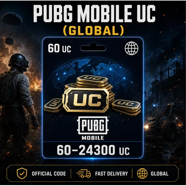 PUBG Mobile UC (Global) 60–24300 UC | Код пополнения