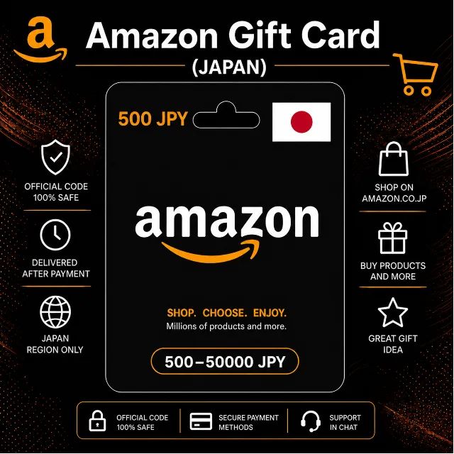 Amazon Gift Card (Япония) 500–50000 JPY | Код пополнения Amazon