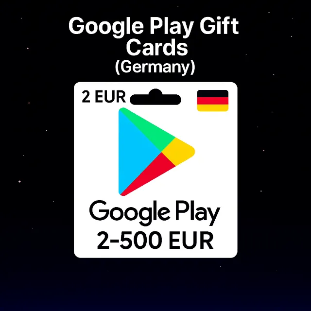 Google Play Gift Cards (Германия) 2–500 EUR | Коды